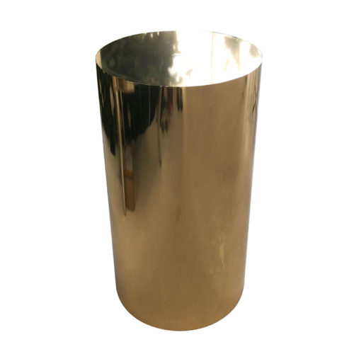 Gold Round Cake Plinth