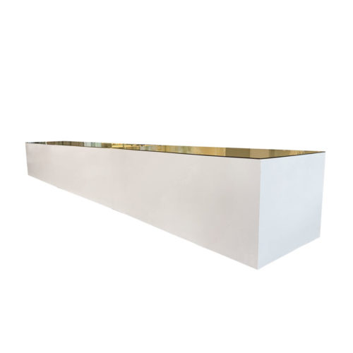 High Gloss White Wedding Party Table