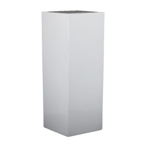 High Gloss White Square Cake Plinth